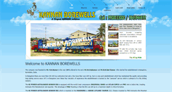 Desktop Screenshot of kannanborewells.net